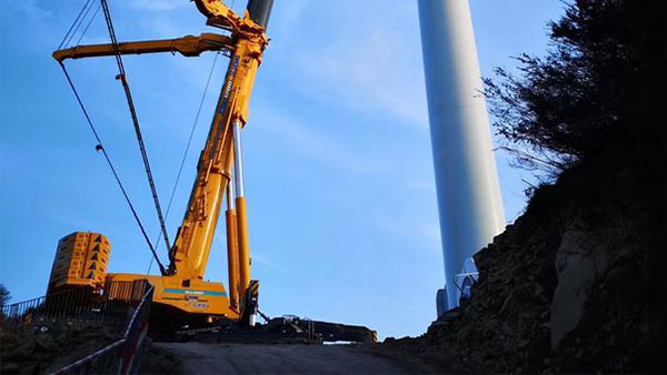 来了！首台XCA1200_I落户广东，中国风电吊装千吨级阵营再添劲旅